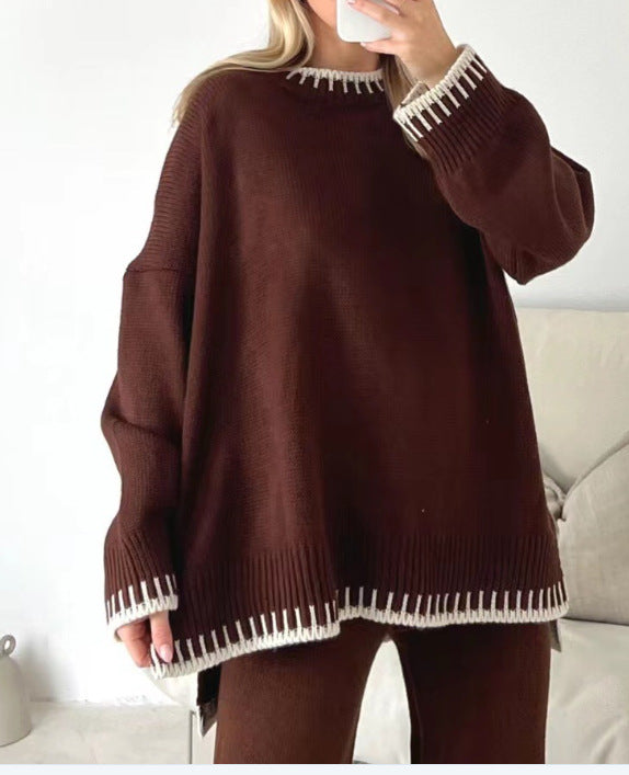 Set in Maglia a Due Pezzi