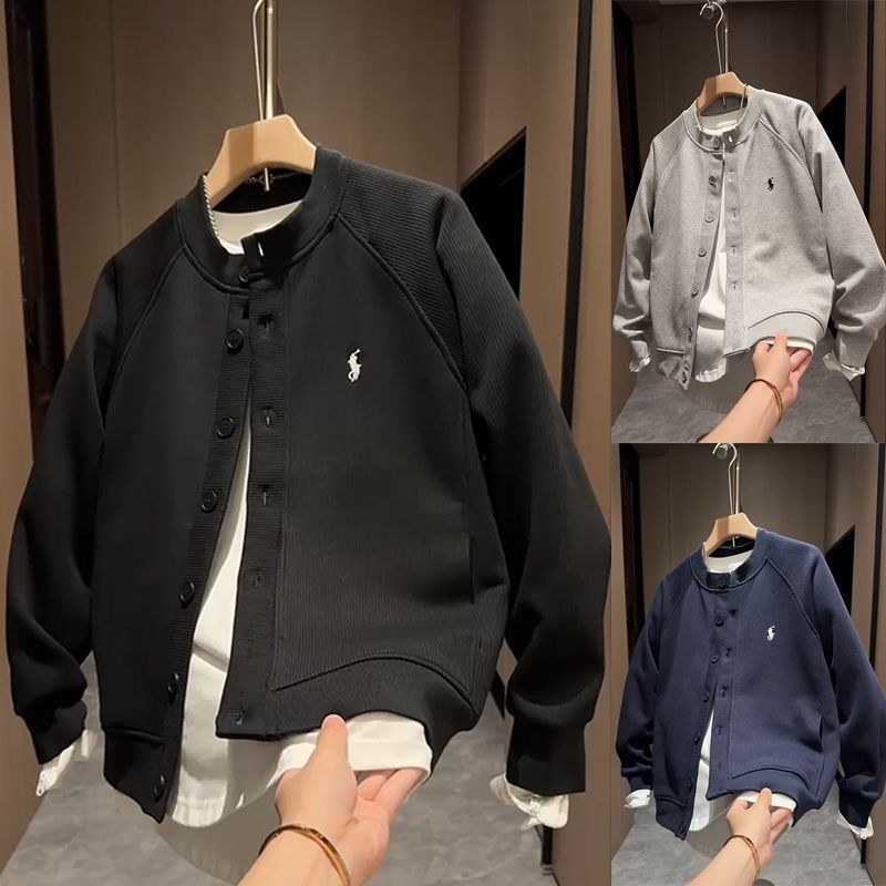 Giacca a Maglia con Collo Stand – Essenziale Moderno per Ogni Giorno