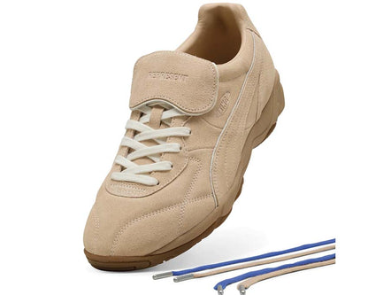 Scarpa da Calcio Indoor in Pelle Beige