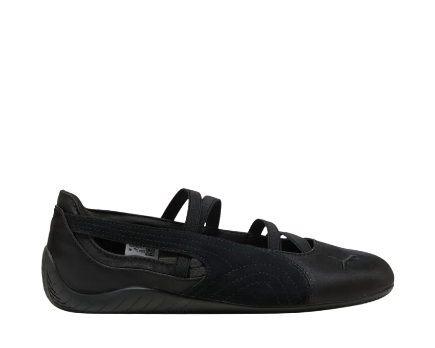 Scarpa da ballo in raso con design sportivo per donna