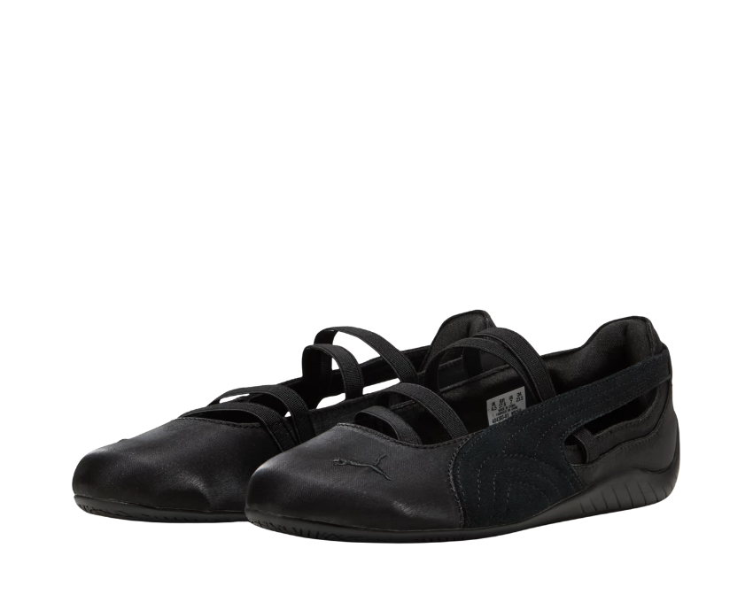 Scarpa da ballo in raso con design sportivo per donna