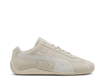 Scarpa sportiva bassa in pelle bianca per guida e tempo libero