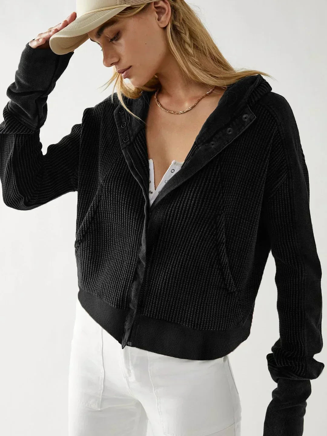 Hoodie Cropped Vindica