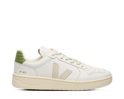 Scarpe da ginnastica in pelle granulata bianca