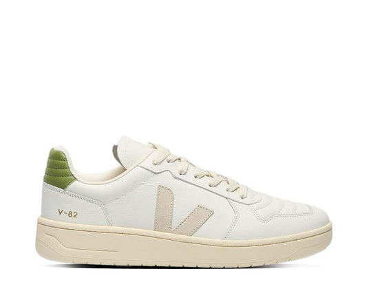 Scarpe da ginnastica in pelle granulata bianca