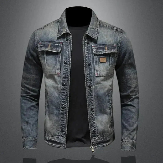 Giacca in Denim Retro