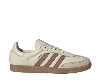 Scarpe da ginnastica in pelle color argilla calda per donna, stile classico.