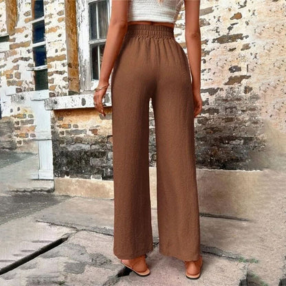 Pantaloni Casual a Colore Unito