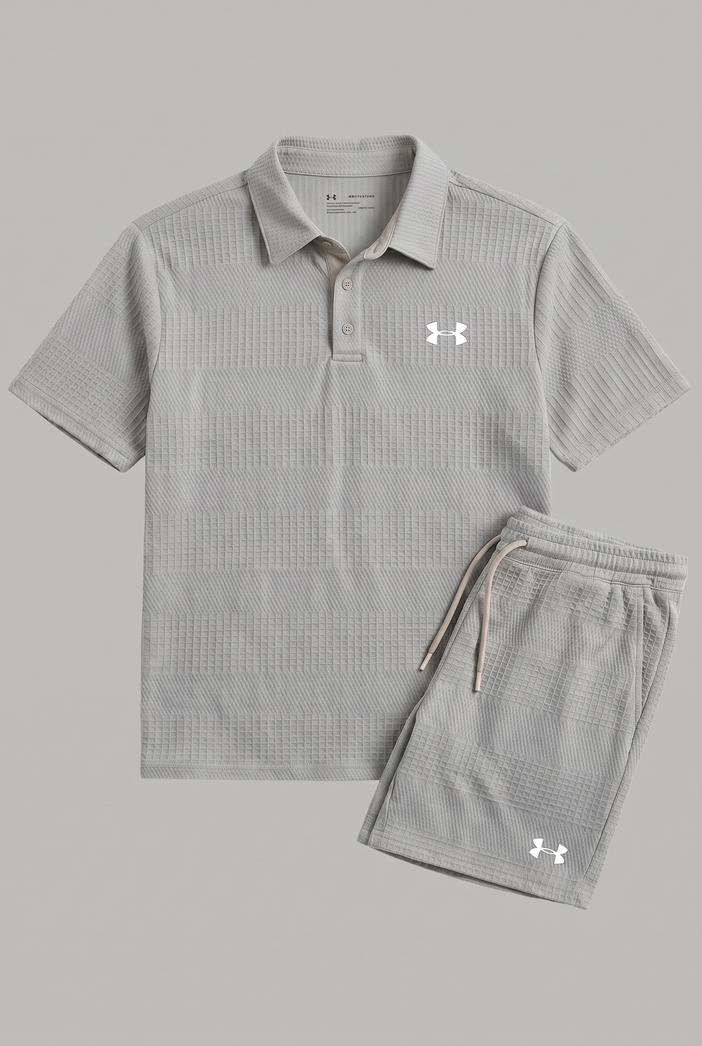 Completo Camicia con Colletto Casual Grigio Chiaro