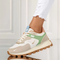 Beige/Verde