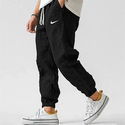 Pantaloni Jogger in Lino Everyday