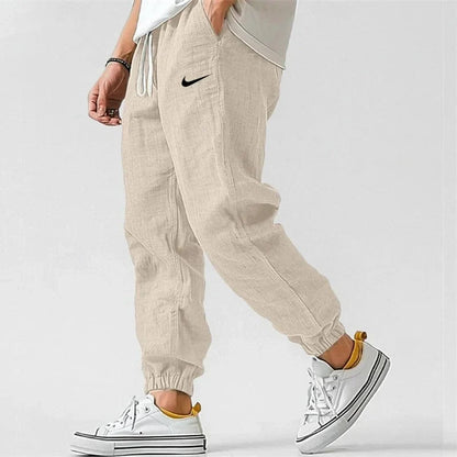 Pantaloni Jogger in Lino Everyday