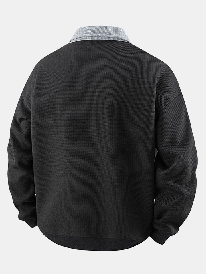 CK™ Maglione a contrasto con zip