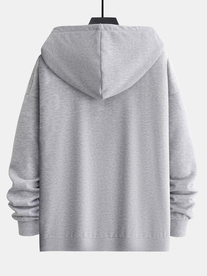 Felpa con Zip Relax Fit