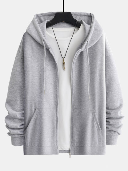 Felpa con Zip Relax Fit