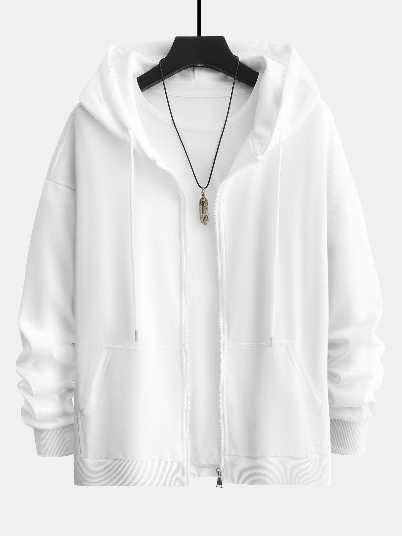 Felpa con Zip Relax Fit
