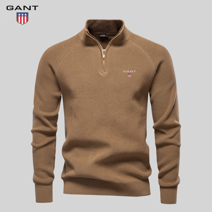 GANT™ Maglione Premium a Mezzo Zip