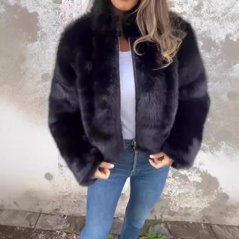 Giacca Casual con Collo Alto