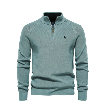 RL | Maglione con zip a metà